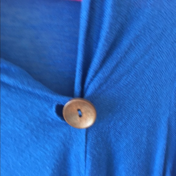 bobeau Bright Blue Open Front Cardigan Sz XS - Picture 4 of 8